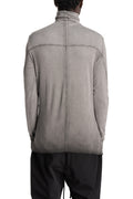 Roll Neck Longsleeve, Cold Dye Grey