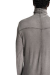 Roll Neck Longsleeve, Cold Dye Grey