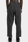 Andrea Ya'aqov | AW25 - Raw wool blend pants, Grey 25MSAP46