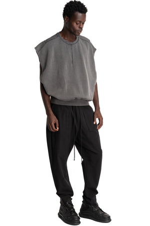 Thom Krom | AW26 - Crew Neck Sweatshirt, Dark Used Grey MS191