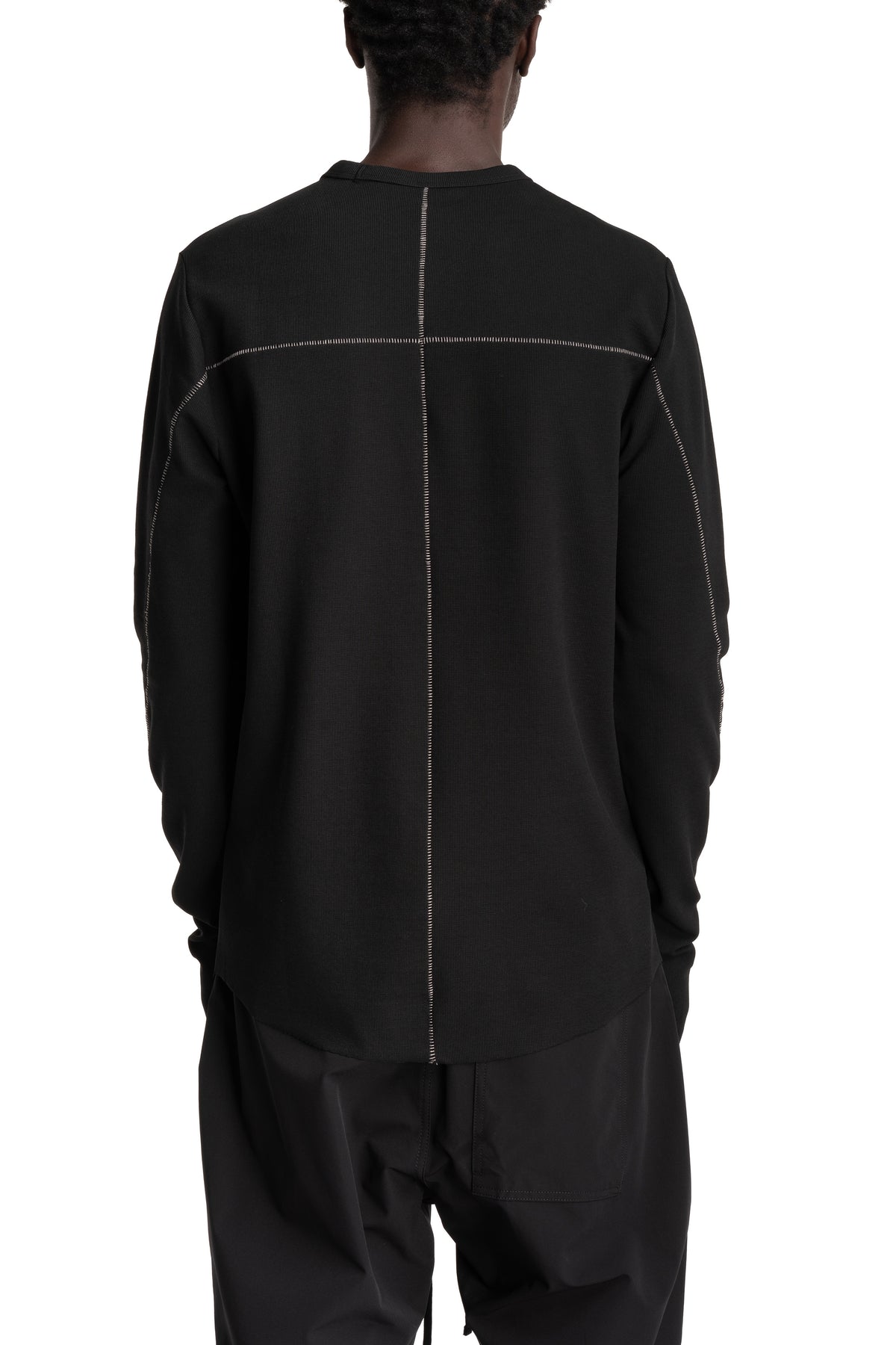 Thom Krom | AW26 - Longsleeve Shirt, Black MTS1001
