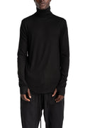 Roll Neck Longsleeve, Black