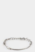 Silver wire bracelet