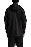 Hooded Zip Jacket, Black