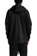 Hooded Zip Jacket, Black