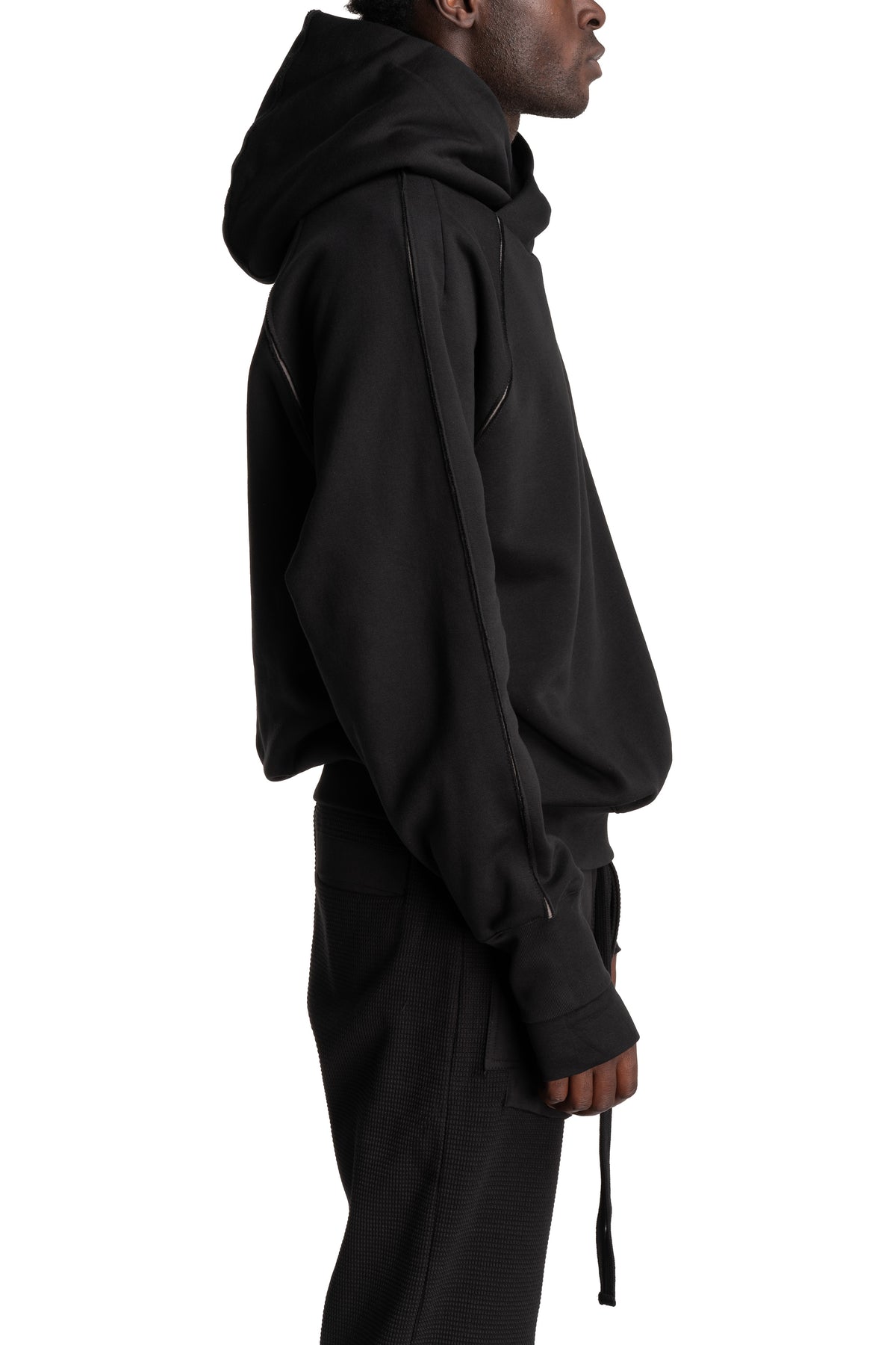 Thom Krom | AW26 - Hooded Sweater, Black MS193