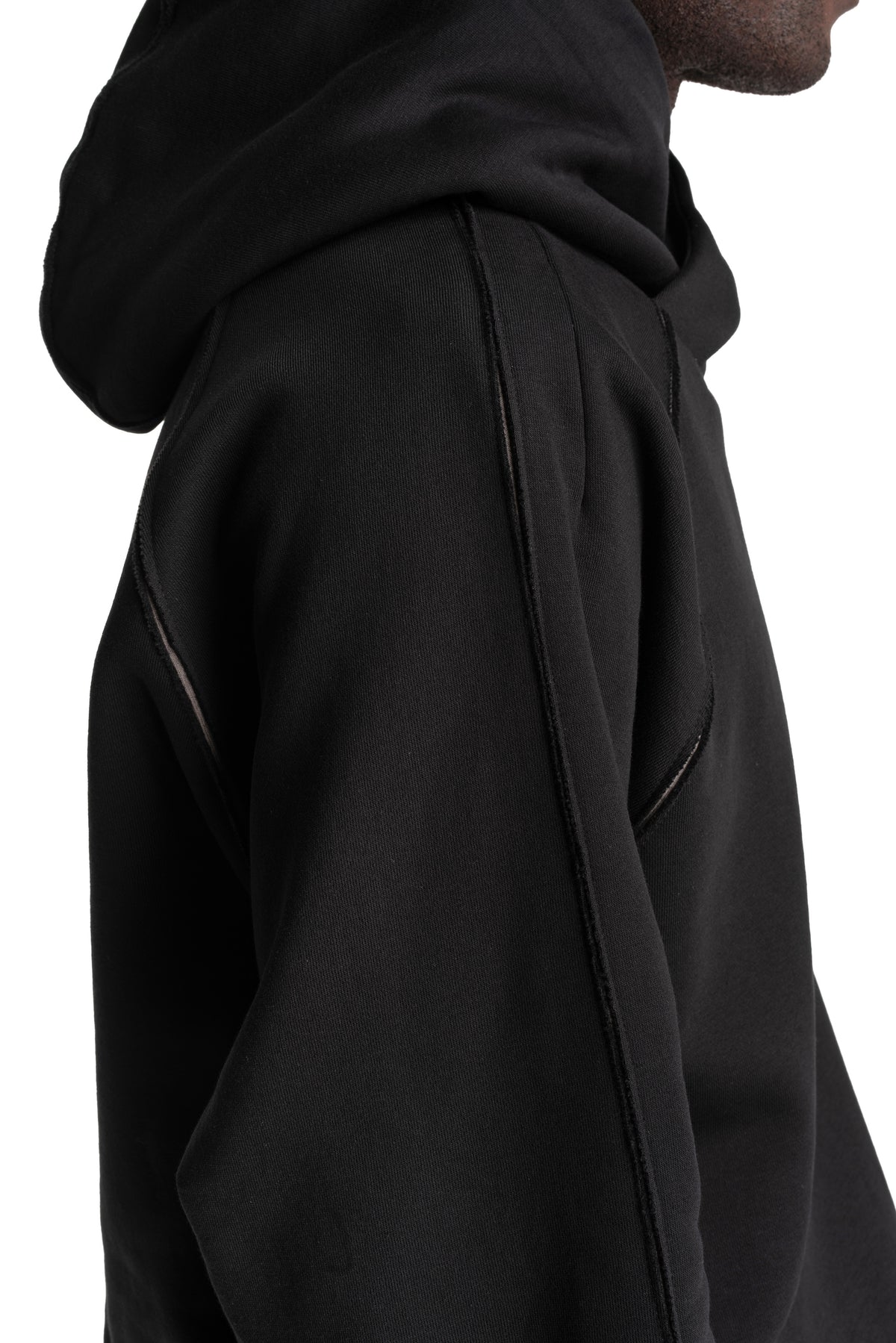 Thom Krom | AW26 - Hooded Sweater, Black MS193