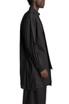 Panelled asymmetrical shirt