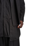 Panelled asymmetrical shirt