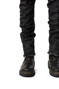 Stretch multi-seamed slim jeans, Black