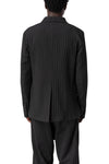 Stretch corrugated cotton jacket, Black