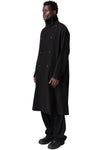 Supersoft wool modular trench, Black