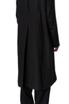 Supersoft wool modular trench, Black