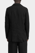Single button bouclé blazer