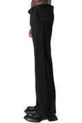 Wool blend trousers, Black