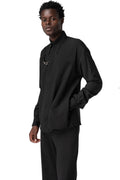 Wool blend shirt, Black