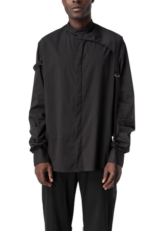 Söderberg | AW26 - Cotton shirt, Black 18, front view