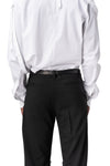 Wool blend trousers, Black