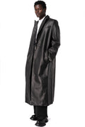 Leather coat, Black