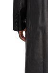 Leather coat, Black