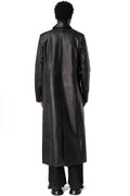 Leather coat, Black