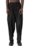 Denim wide pants