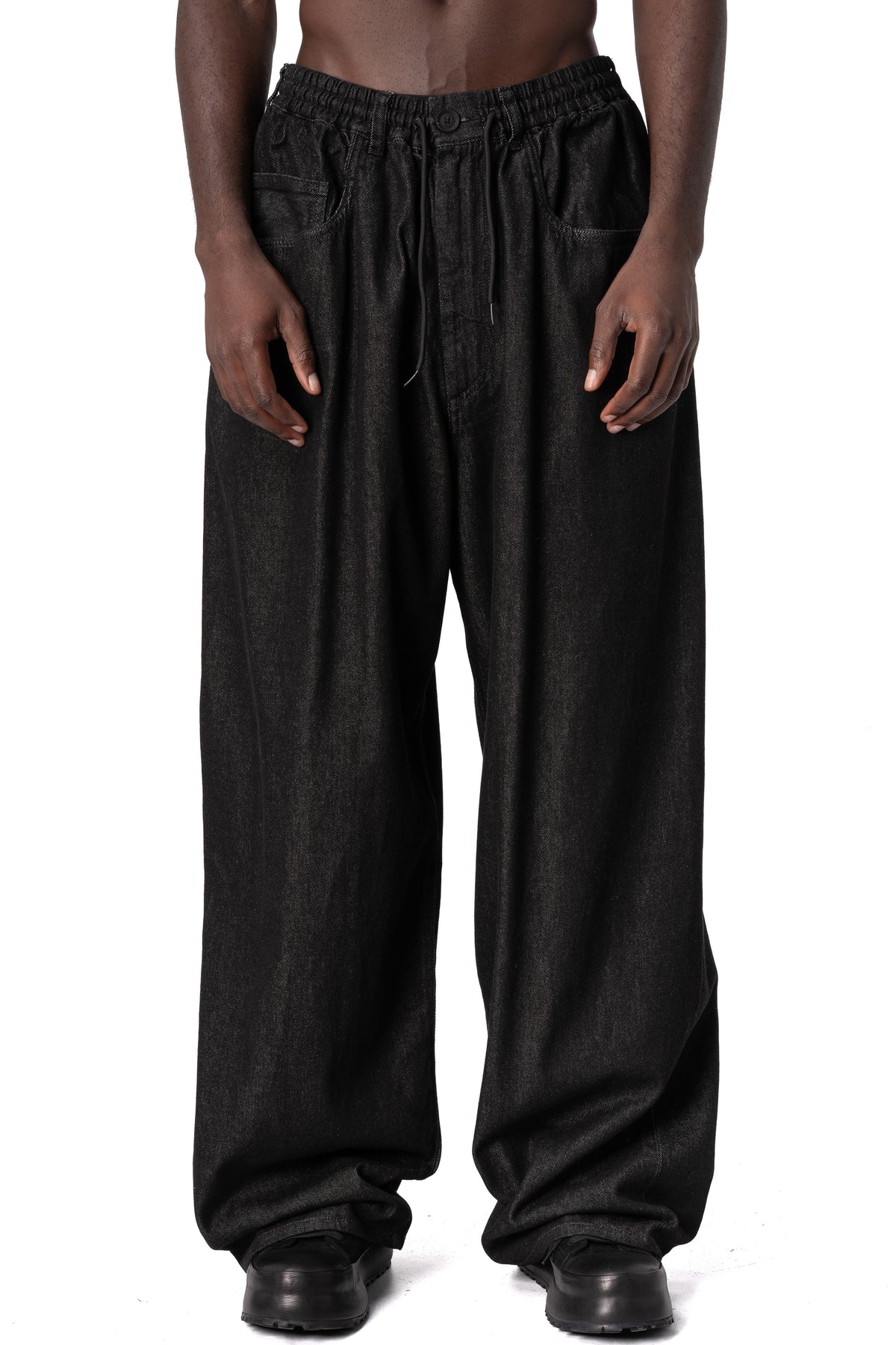 Y-3 | AW26 - Denim pants KS3896, front view