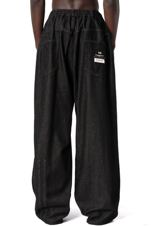 Oversized denim pants