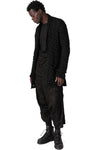 Bouclé knit cardigan, Black