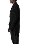 Bouclé knit cardigan, Black