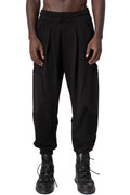 Comfort fit diagonal fleece trousers