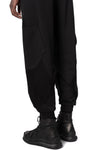 Comfort fit diagonal fleece trousers