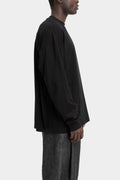 Strapped long sleeve t-shirt, Black