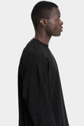 Strapped long sleeve t-shirt, Black