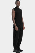 Sleeveless merino wool jumper