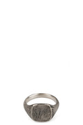Scratched signet ring