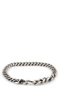 Flat long link bracelet