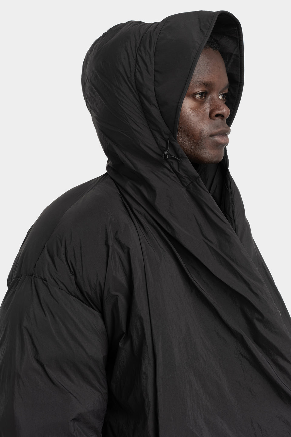 Down wrap jacket