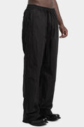 Wide cotton drawstring pants