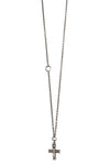 Mini cross chain necklace