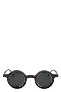 Round horn sunglasses, Black & White