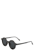 Round horn sunglasses, Black & White