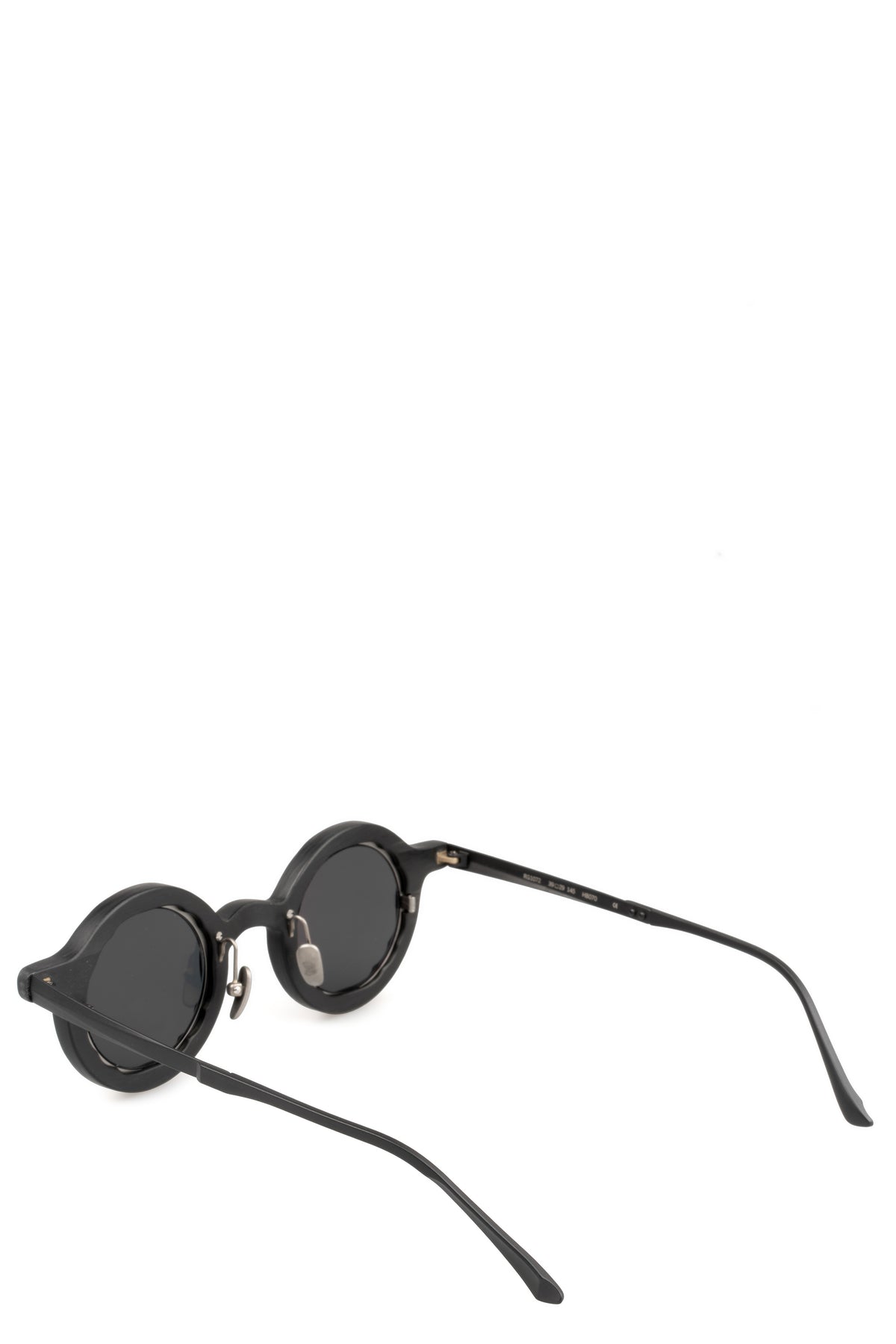 Rigards | Permanent - Round horn sunglasses, Black & White RG1072