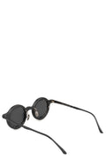 Round horn sunglasses, Black & White