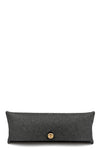 Round titanium sunglasses, Black