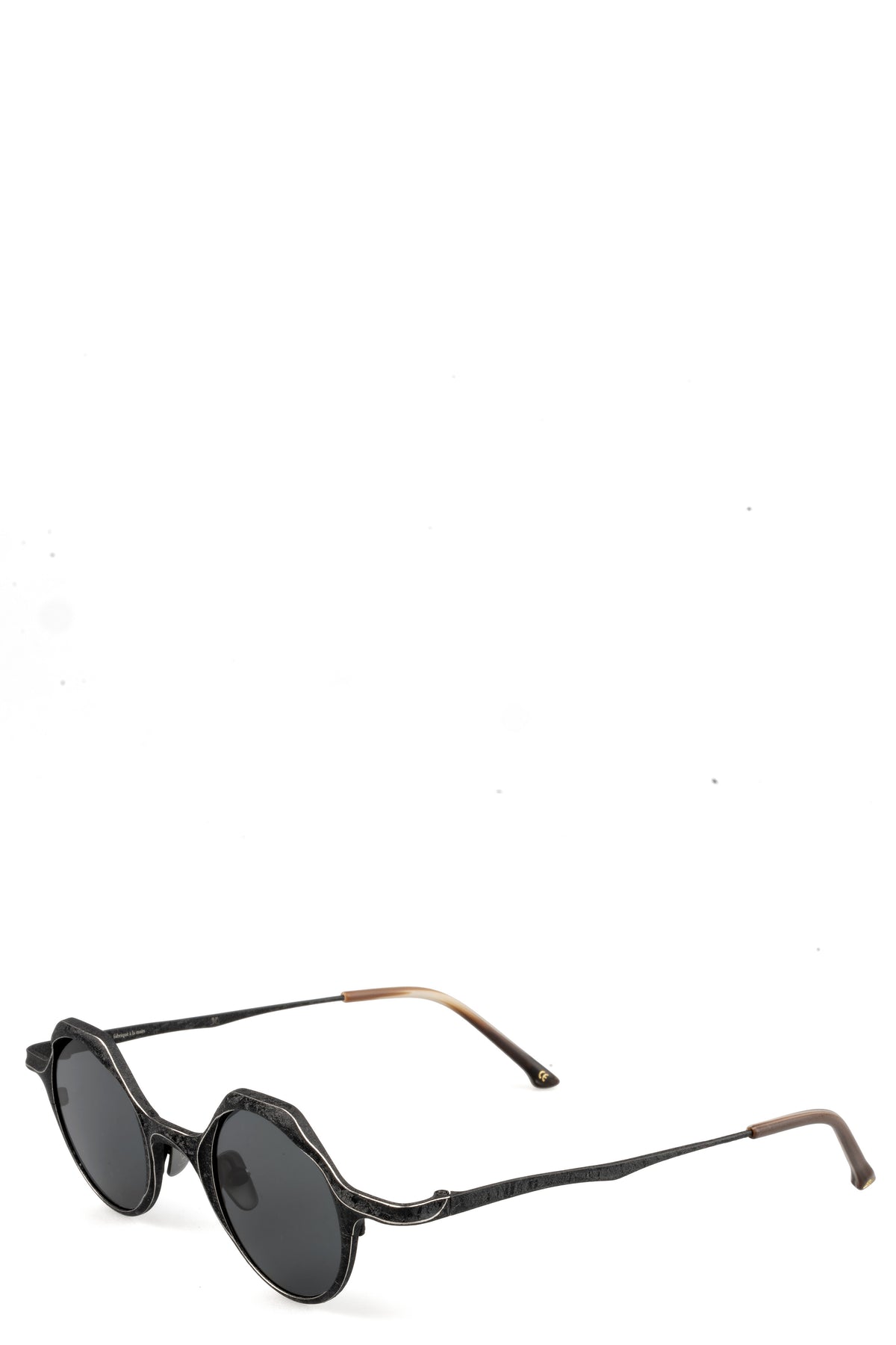 Rigards | Permanent - Round titanium sunglasses, Black RG1028TI