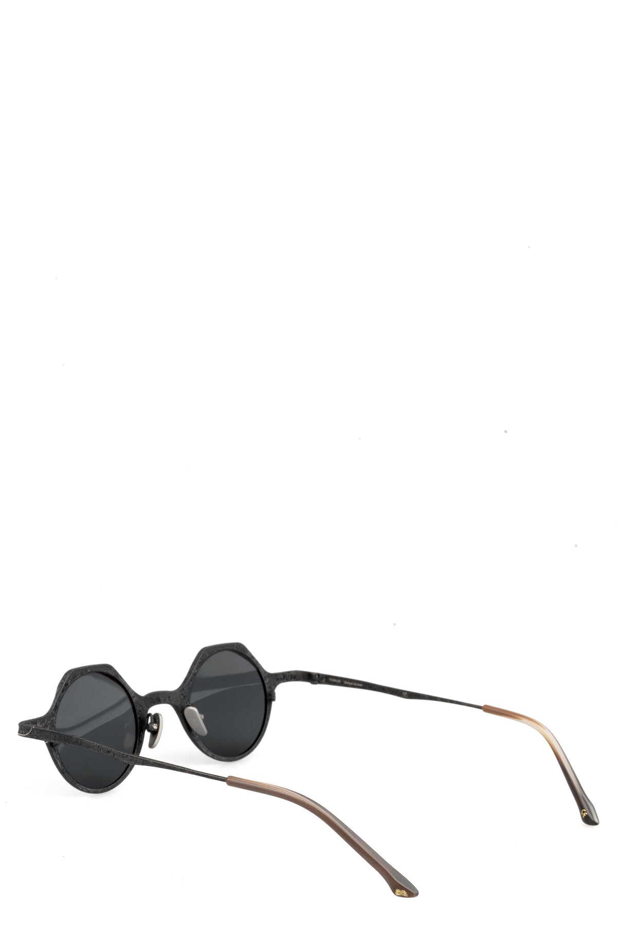 Rigards | Permanent - Round titanium sunglasses, Black RG1028TI