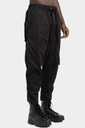 Belted drop crotch pants