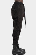 Belted drop crotch pants
