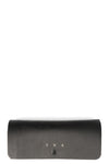 Hexagonal titanium clip-on sunglasses, Black